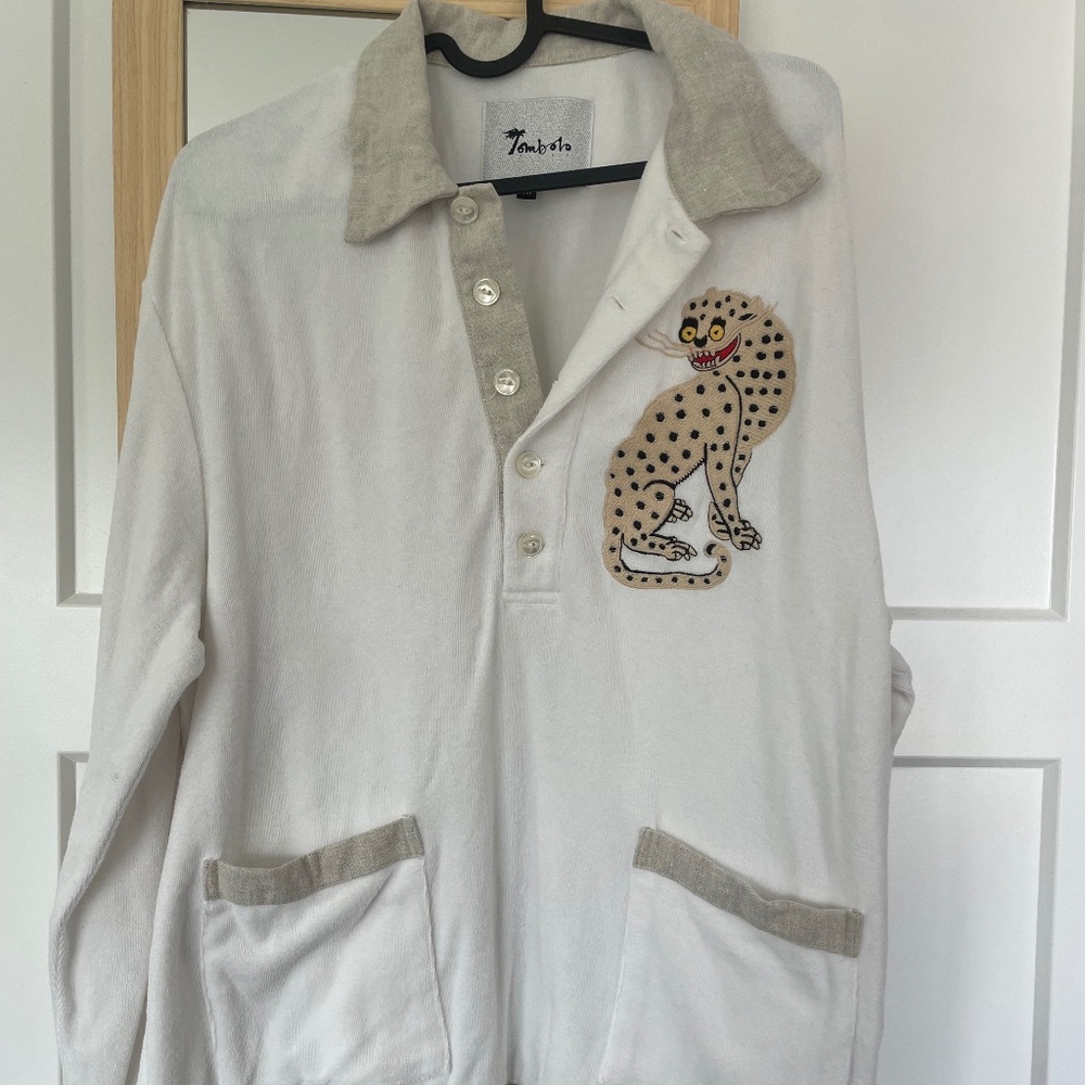 Tombolo ‘Sun Leopard' Cabana Long-Sleeve M Medium